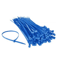 1 VE = 100 Kabelbinder in Blau - 200 mm x 4,8 mm