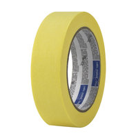 30 mm breites Krepp-Abdeckband in gelb - 50 m Rolle